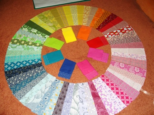 Fabrics for the quilts